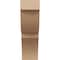 Ekena Millwork 3-inch W x 6-inch D x 10-inch H Valencia Rough Cedar Woodgrain TimberThane Knee Brace, Primed BRCUR03X06X10VALRCPR - alternate 4